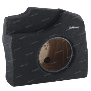 Короб стелс для сабвуфера на Kia Cerato 3 2013-2020 (10", в правое крыло, черный)